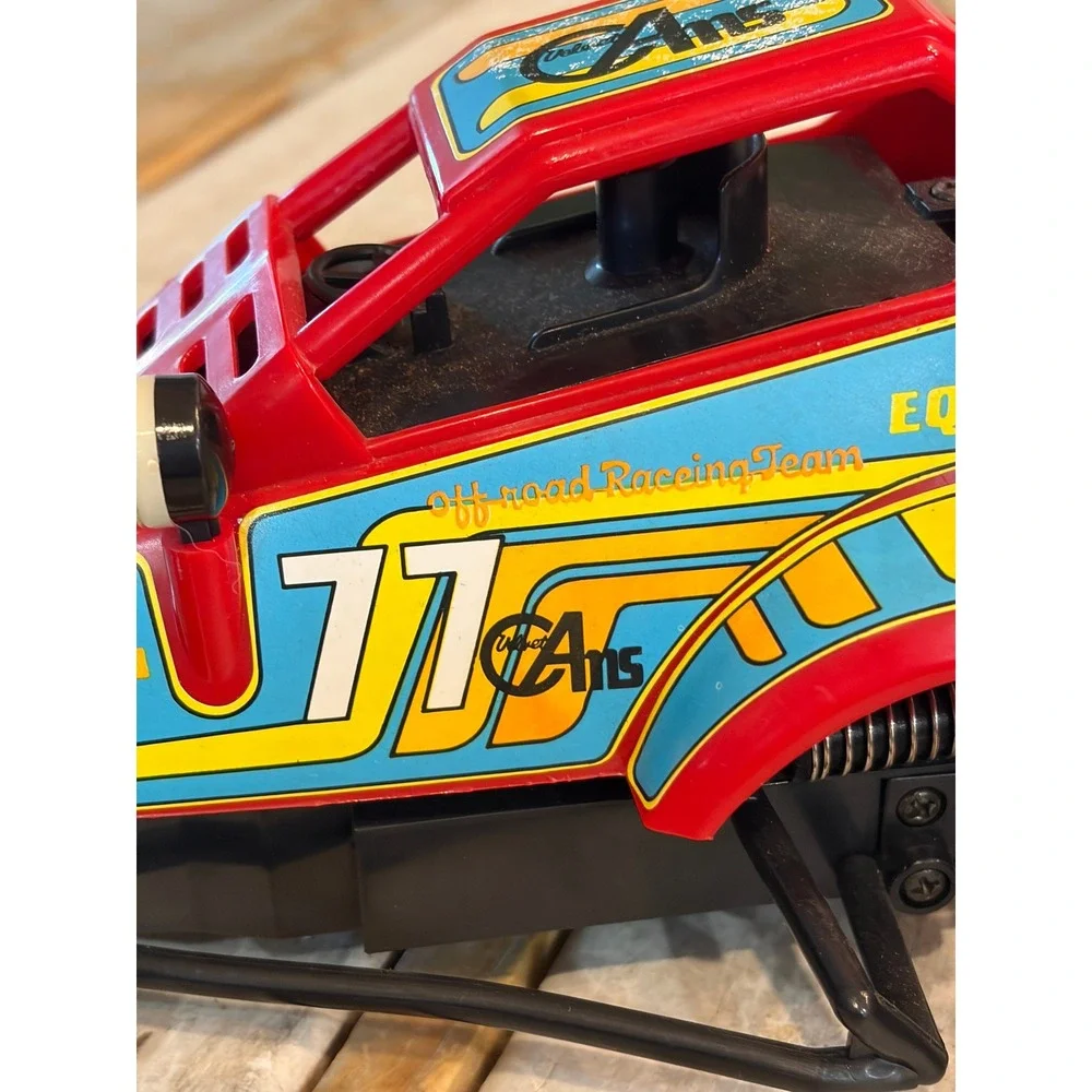 Vintage Acetec Turbo Equalizer RC Buggy Red Off Road Racing Car Made Korea WORKS